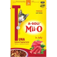 A-Soli Mii-o д/кошек Тунец с сурими в желе 80гр пауч 5306